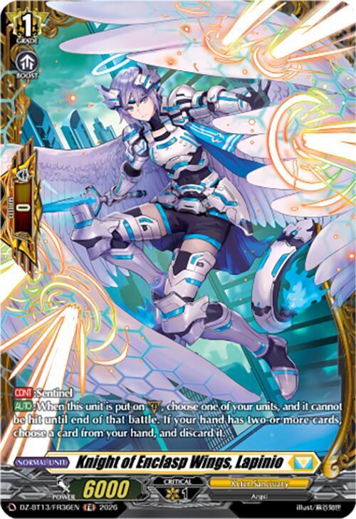 Knight of Enclasp Wings, Lapinio (FR), DZ-BT13: Parallactic Clash DZ-BT13/FR36EN