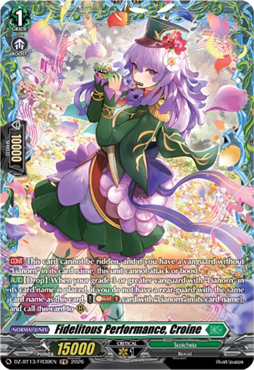 Fidelitous Performance, Croine (FR), DZ-BT13: Parallactic Clash DZ-BT13/FR39EN