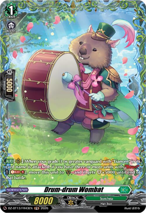 Drum-drum Wombat (FR), DZ-BT13: Parallactic Clash DZ-BT13/FR43EN