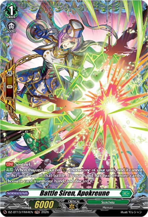 Battle Siren, Apokreune (FR), DZ-BT13: Parallactic Clash DZ-BT13/FR44EN