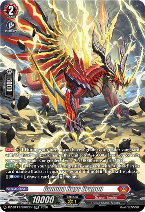 Gamma Rays Dragon (SR), DZ-BT13: Parallactic Clash DZ-BT13/SR02EN