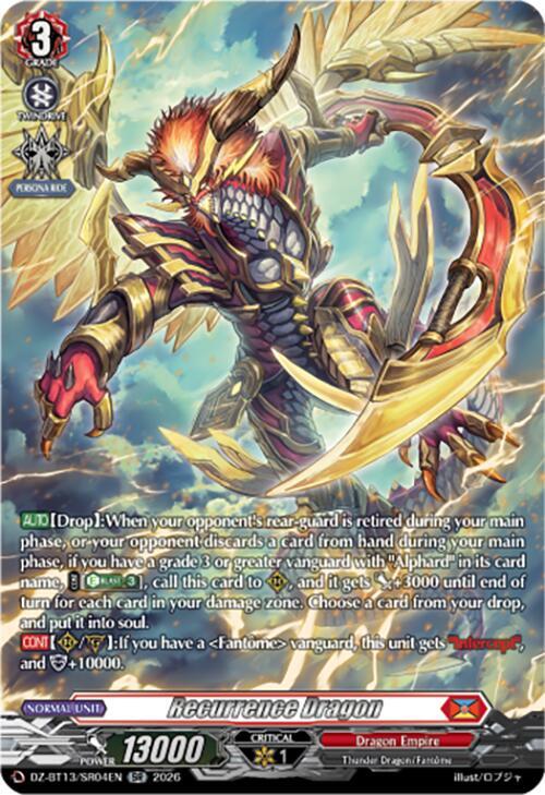 Recurrence Dragon (SR), DZ-BT13: Parallactic Clash DZ-BT13/SR04EN