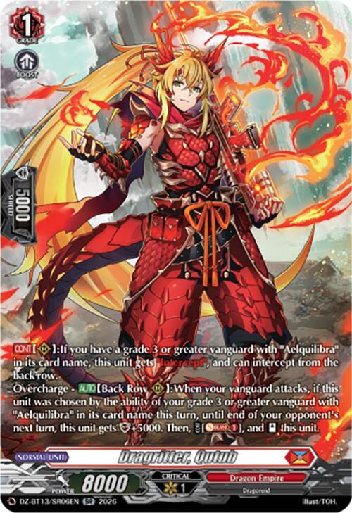 Dragritter, Qutub (SR), DZ-BT13: Parallactic Clash DZ-BT13/SR06EN