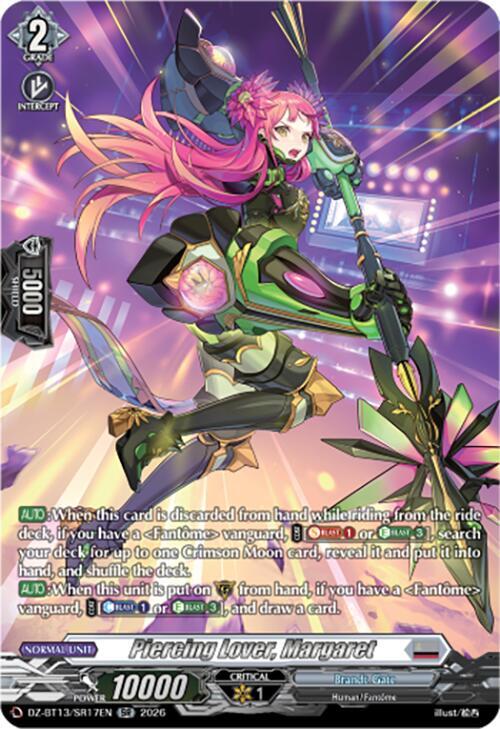 Piercing Lover, Margaret (SR), DZ-BT13: Parallactic Clash DZ-BT13/SR17EN