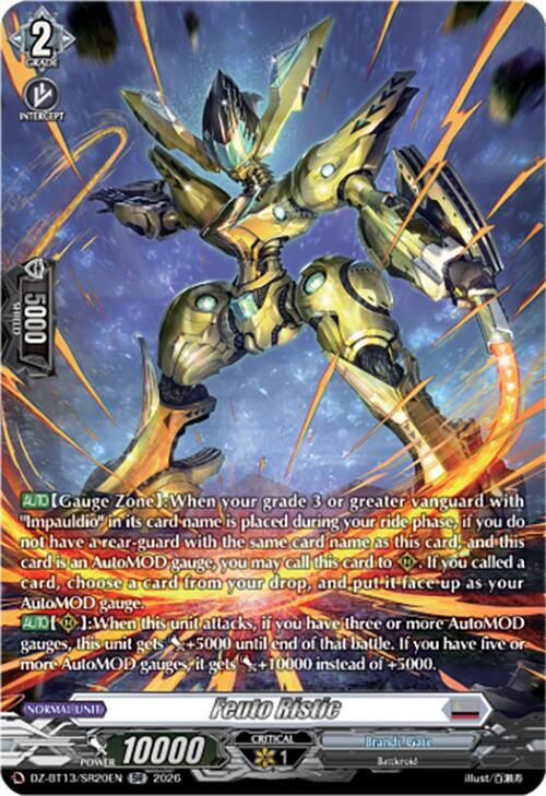 Feuto Ristic (SR), DZ-BT13: Parallactic Clash DZ-BT13/SR20EN