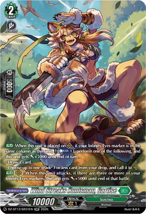 Wind Streaks Huntsman, Gartise (SR), DZ-BT13: Parallactic Clash DZ-BT13/SR31EN
