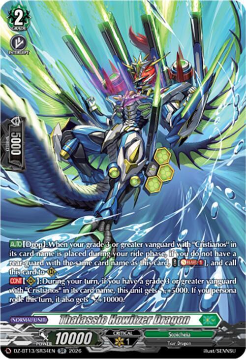 Thalassic Howitzer Dragon (SR), DZ-BT13: Parallactic Clash DZ-BT13/SR34EN
