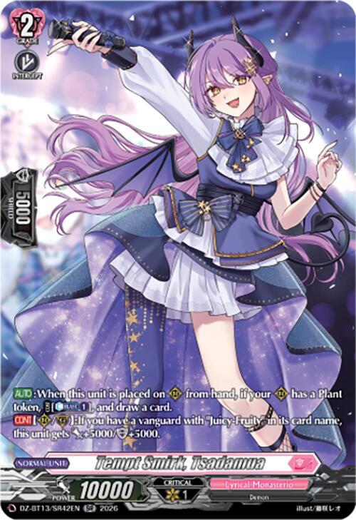 Tempt Smirk, Tsadamua (SR), DZ-BT13: Parallactic Clash DZ-BT13/SR42EN