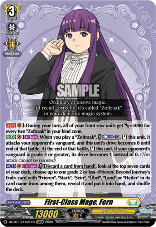 First-Class Mage, Fern, DZ-BT13: Parallactic Clash DZ-BT13/EX01EN
