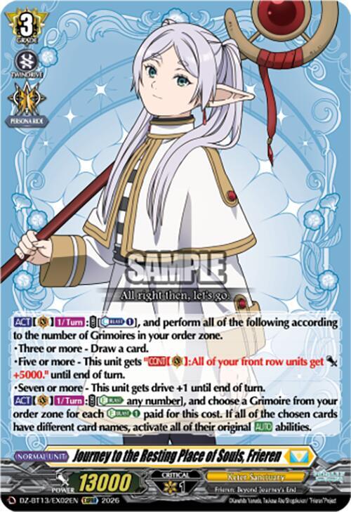 Journey to the Resting Place of Souls, Frieren, DZ-BT13: Parallactic Clash DZ-BT13/EX02EN