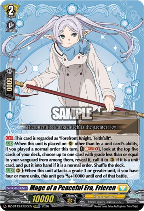 Mage of a Peaceful Era, Frieren, DZ-BT13: Parallactic Clash DZ-BT13/EX05EN