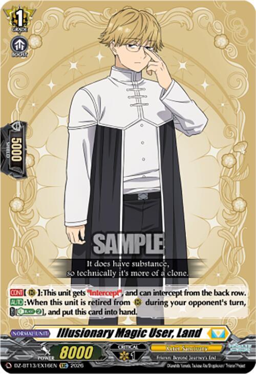 Illusionary Magic User, Land, DZ-BT13: Parallactic Clash DZ-BT13/EX16EN