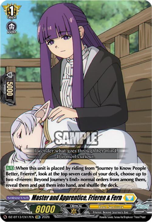 Master and Apprentice, Frieren & Fern, DZ-BT13: Parallactic Clash DZ-BT13/EX17EN
