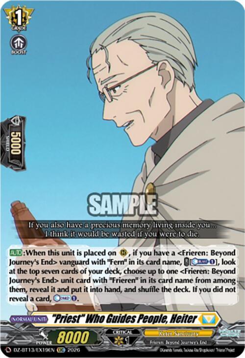 "Priest" Who Guides People, Heiter, DZ-BT13: Parallactic Clash DZ-BT13/EX19EN