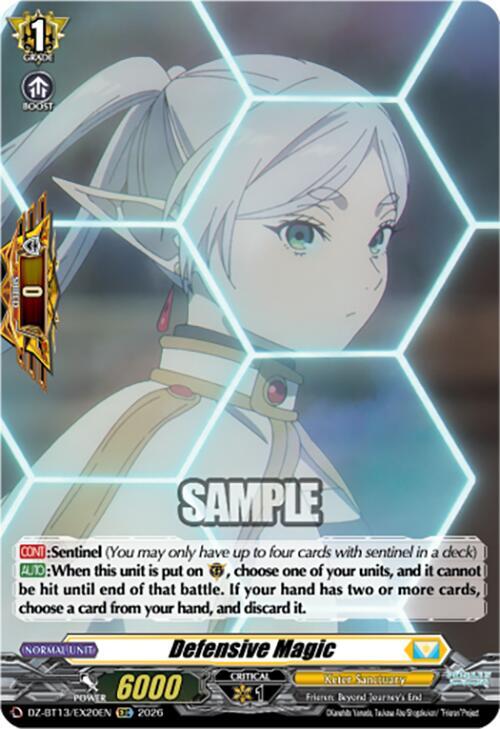 Defensive Magic, DZ-BT13: Parallactic Clash DZ-BT13/EX20EN