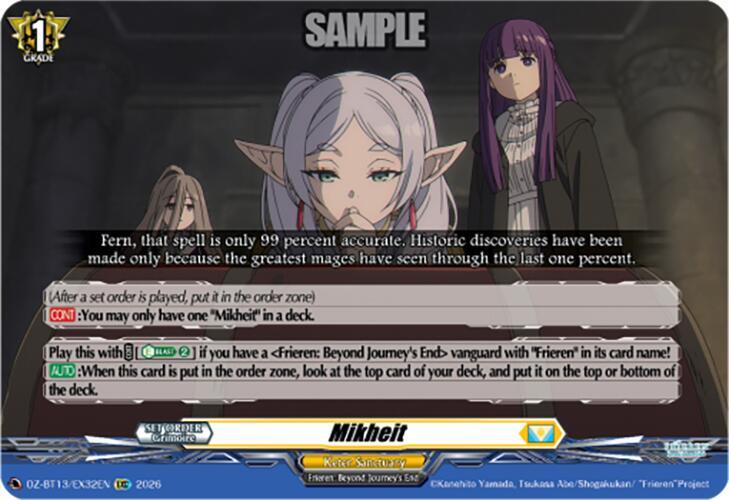 Mikheit, DZ-BT13: Parallactic Clash DZ-BT13/EX32EN