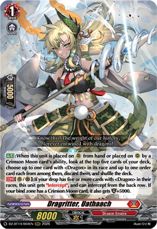 Dragritter, Uathaach, DZ-BT14: Envoys of the Crimson Moon DZ-BT14/004EN