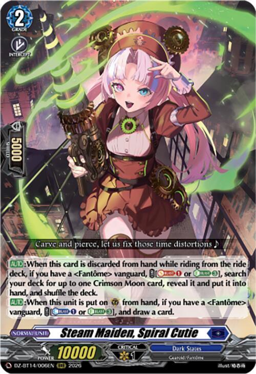 Steam Maiden, Spiral Cutie, DZ-BT14: Envoys of the Crimson Moon DZ-BT14/006EN