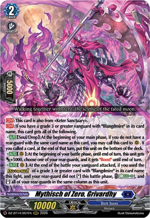 Mythisch of Zero, Grivardhy, DZ-BT14: Envoys of the Crimson Moon DZ-BT14/007EN