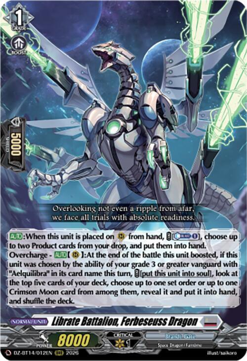 Librate Battalion, Ferbeseuss Dragon, DZ-BT14: Envoys of the Crimson Moon DZ-BT14/012EN