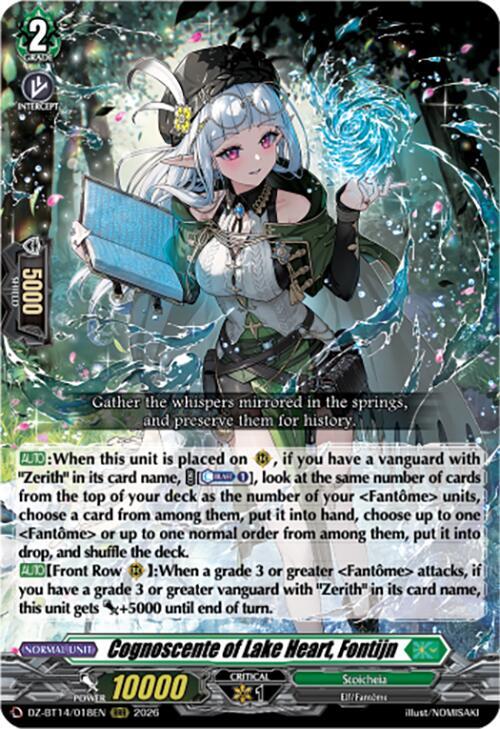 Cognoscente of Lake Heart, Fontijn, DZ-BT14: Envoys of the Crimson Moon DZ-BT14/018EN