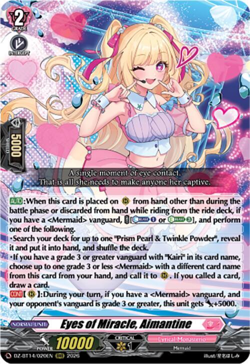 Eyes of Miracle, Aimantine, DZ-BT14: Envoys of the Crimson Moon DZ-BT14/020EN