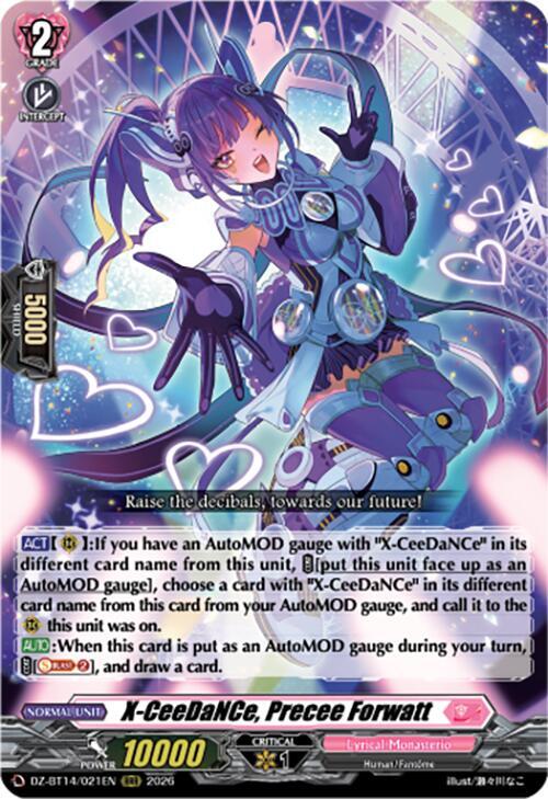 X-CeeDaNCe, Precee Forwatt, DZ-BT14: Envoys of the Crimson Moon DZ-BT14/021EN
