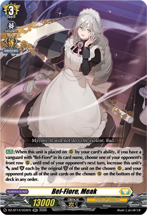 Bel-Fiore, Meak, DZ-BT14: Envoys of the Crimson Moon DZ-BT14/034EN