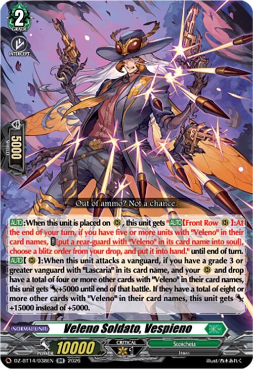 Veleno Soldato, Vespieno, DZ-BT14: Envoys of the Crimson Moon DZ-BT14/038EN