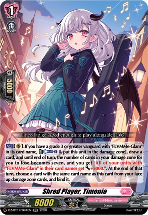 Shred Player, Timonie, DZ-BT14: Envoys of the Crimson Moon DZ-BT14/044EN
