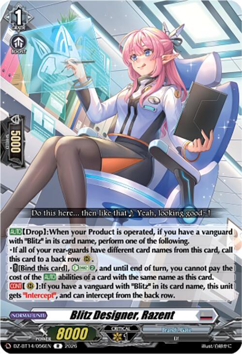 Blitz Designer, Razent, DZ-BT14: Envoys of the Crimson Moon DZ-BT14/056EN