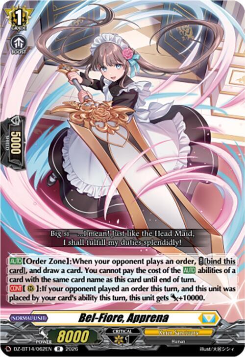 Bel-Fiore, Apprena, DZ-BT14: Envoys of the Crimson Moon DZ-BT14/062EN