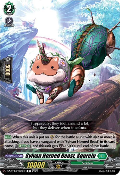 Sylvan Horned Beast, Squrelu, DZ-BT14: Envoys of the Crimson Moon DZ-BT14/063EN