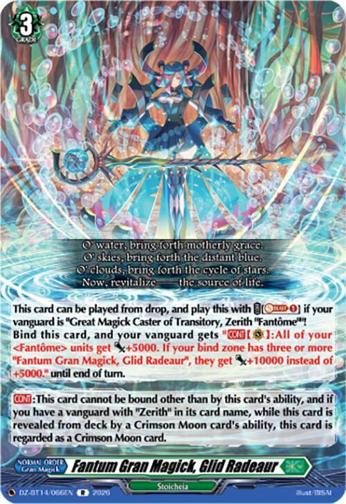 Fantum Gran Magick, Glid Radeaur, DZ-BT14: Envoys of the Crimson Moon DZ-BT14/066EN