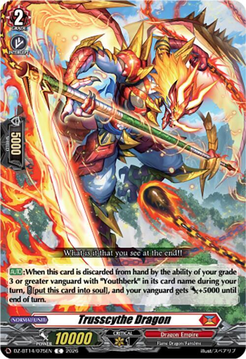 Trusscythe Dragon, DZ-BT14: Envoys of the Crimson Moon DZ-BT14/075EN