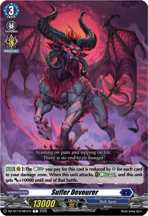 Suffer Devourer, DZ-BT14: Envoys of the Crimson Moon DZ-BT14/081EN