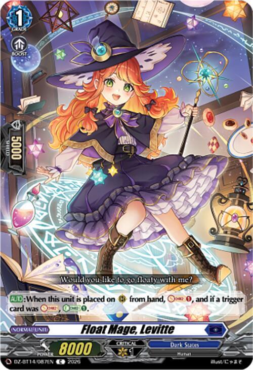 Float Mage, Levitte, DZ-BT14: Envoys of the Crimson Moon DZ-BT14/087EN