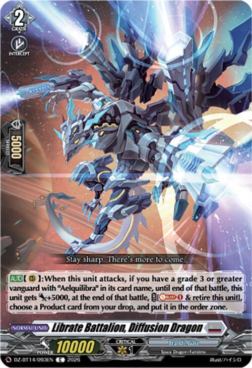 Librate Battalion, Diffusion Dragon, DZ-BT14: Envoys of the Crimson Moon DZ-BT14/093EN