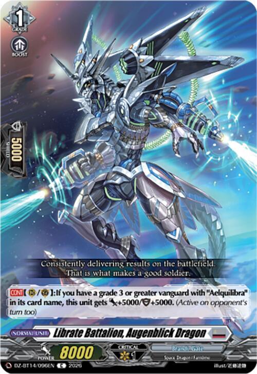 Librate Battalion, Augenblick Dragon, DZ-BT14: Envoys of the Crimson Moon DZ-BT14/096EN