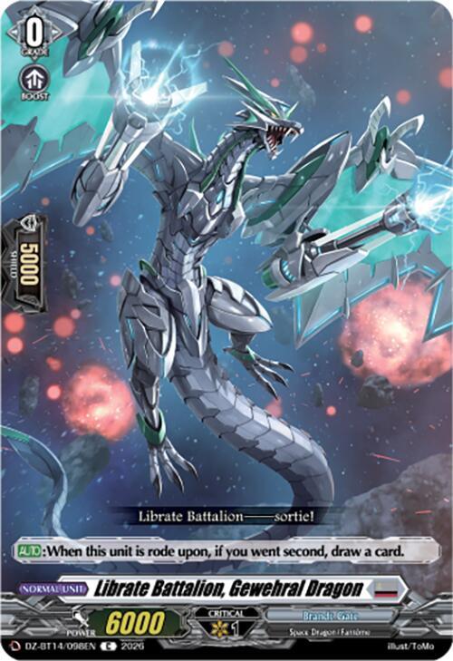 Librate Battalion, Gewehral Dragon, DZ-BT14: Envoys of the Crimson Moon DZ-BT14/098EN