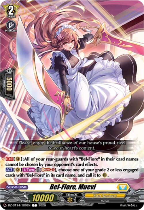 Bel-Fiore, Muevi, DZ-BT14: Envoys of the Crimson Moon DZ-BT14/100EN