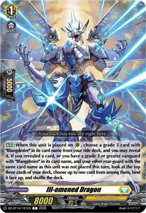 Ill-omened Dragon, DZ-BT14: Envoys of the Crimson Moon DZ-BT14/101EN