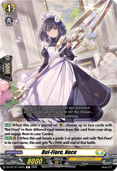 Bel-Fiore, Noce, DZ-BT14: Envoys of the Crimson Moon DZ-BT14/104EN