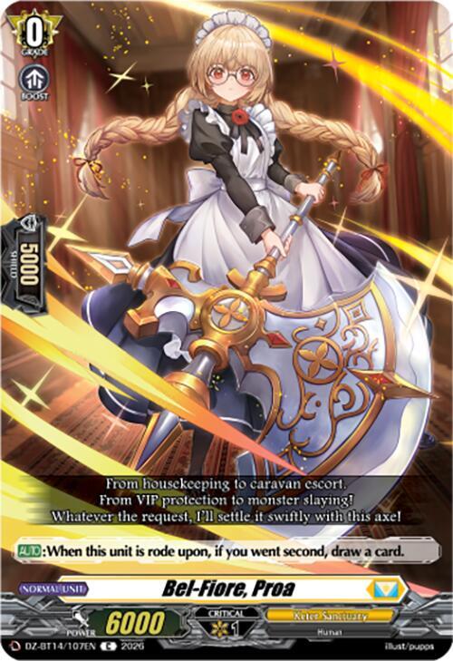 Bel-Fiore, Proa, DZ-BT14: Envoys of the Crimson Moon DZ-BT14/107EN