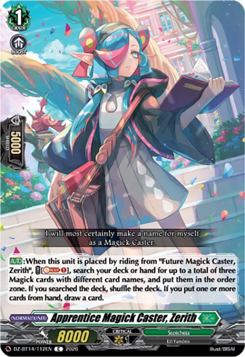 Apprentice Magick Caster, Zerith, DZ-BT14: Envoys of the Crimson Moon DZ-BT14/112EN
