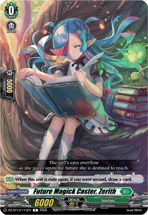 Future Magick Caster, Zerith, DZ-BT14: Envoys of the Crimson Moon DZ-BT14/113EN