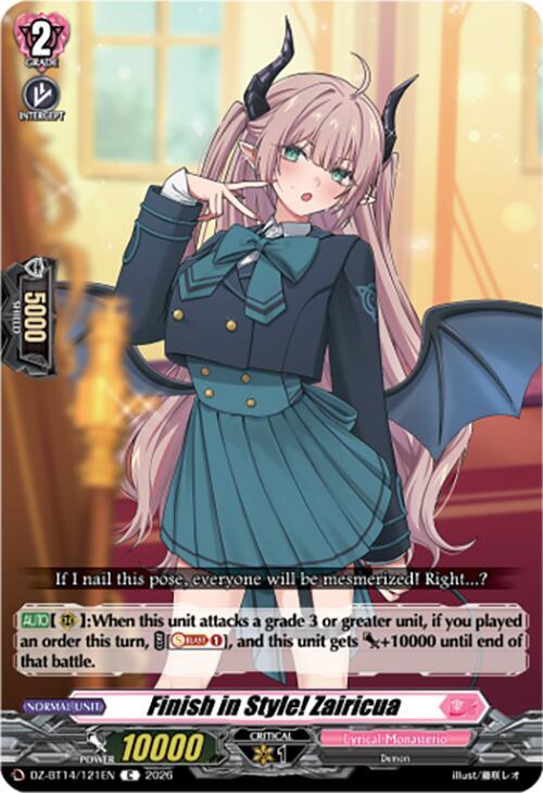Finish in Style! Zairicua, DZ-BT14: Envoys of the Crimson Moon DZ-BT14/121EN