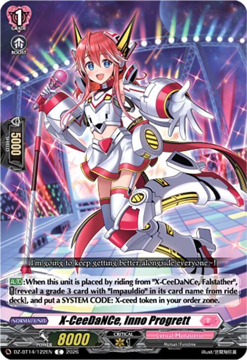 X-CeeDaNCe, Inno Progrett, DZ-BT14: Envoys of the Crimson Moon DZ-BT14/122EN