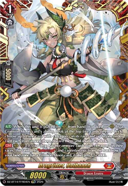 Dragritter, Uathaach (FFR), DZ-BT14: Envoys of the Crimson Moon DZ-BT14/FFR04EN