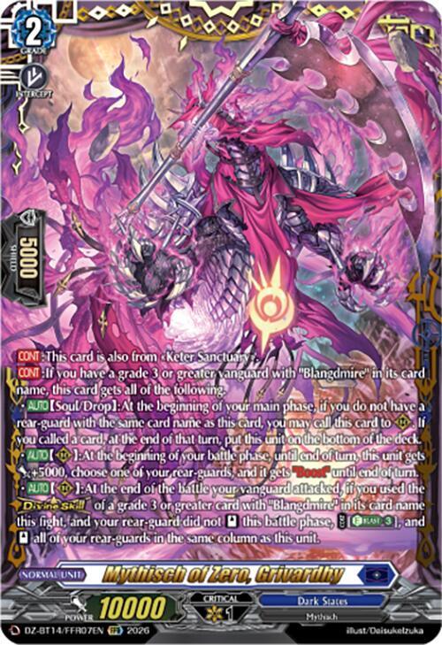 Mythisch of Zero, Grivardhy (FFR), DZ-BT14: Envoys of the Crimson Moon DZ-BT14/FFR07EN